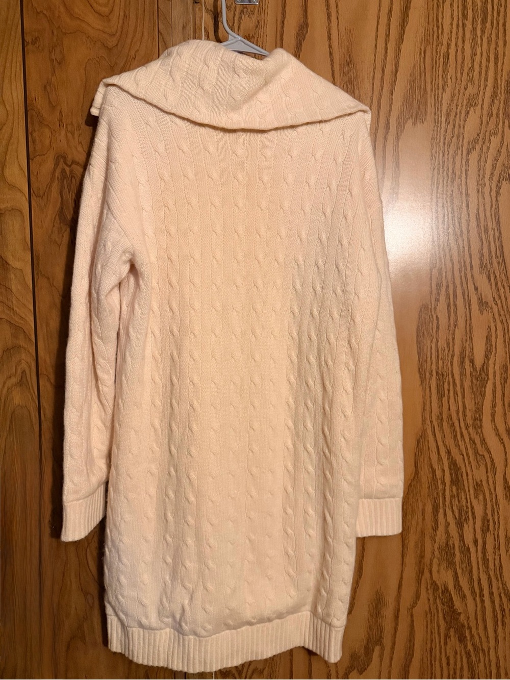 Ralph Lauren Pale Cream Cable-Knit Zip Cardigan - Picture 4 of 6